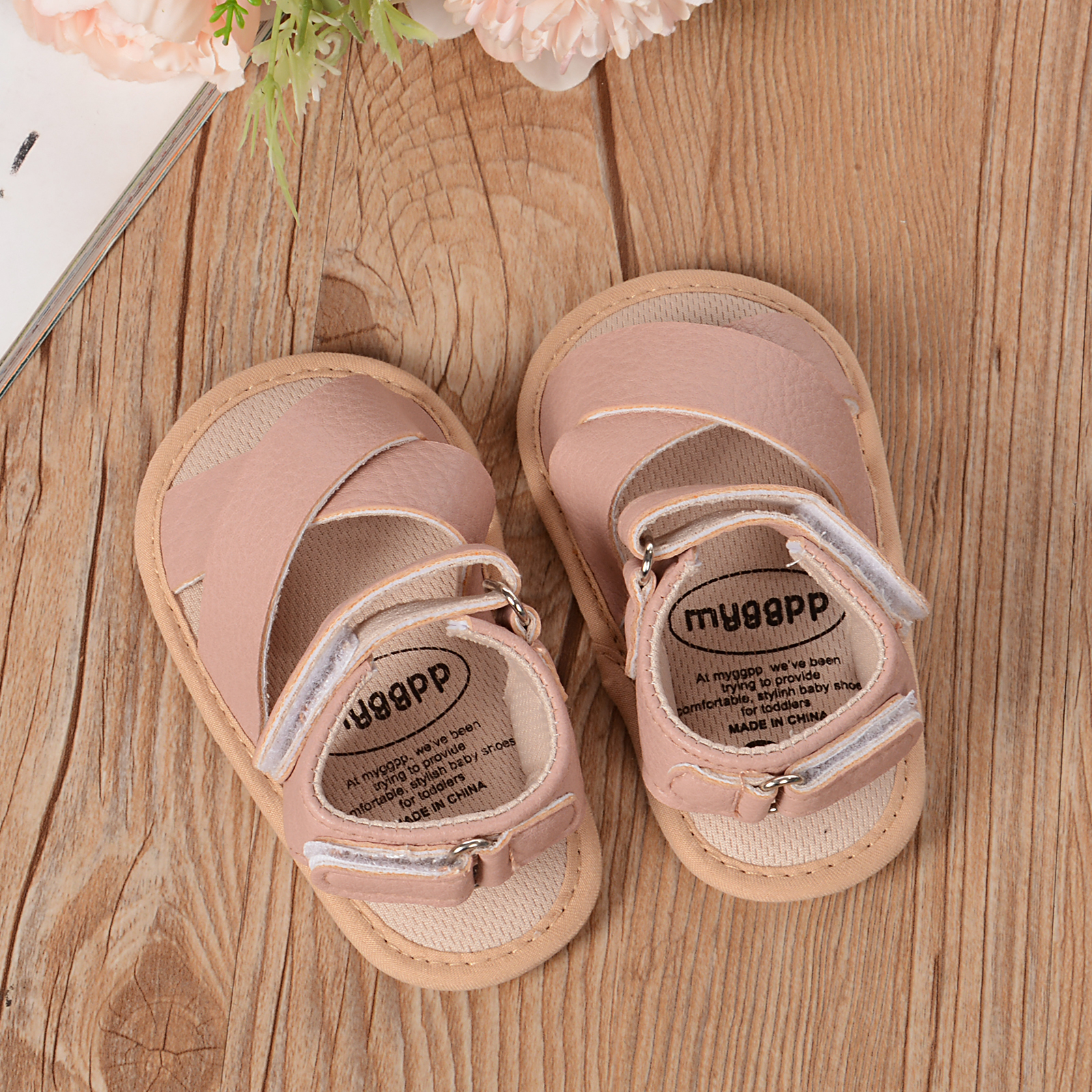 Shoes Pink Strapped Sandals 2